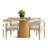 Solaze 5-Piece Round Upholstered Dining Set