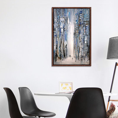 Together Under One Umbrella by Ekaterina Ermilkina - Painting on Canvas