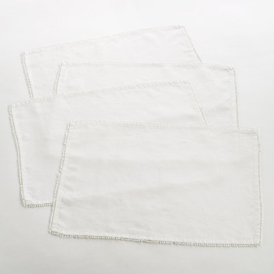 Brigid Linen Solid Colour Rectangle Placemat