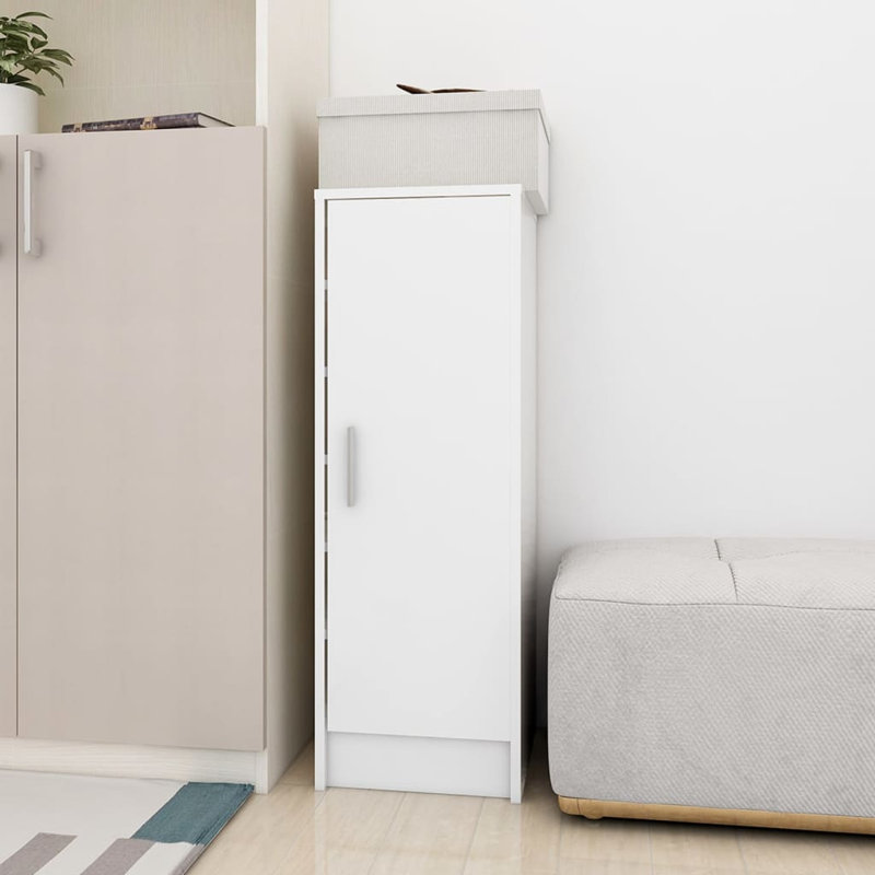 6 Pair Shoe Storage, High Gloss White