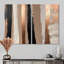 «Brown and Black Beyond Boundaries IV» - Grandes impressions d'art abstrait sur toile-532919832-532919835-532919837