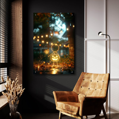 «Halloween» par r3darch0n, art mural en verre acrylique
