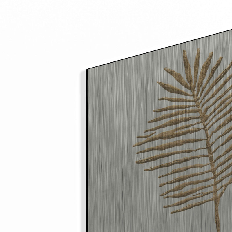 «Gilded Palm II» par Chris Paschke, H 12 po x l 12 po