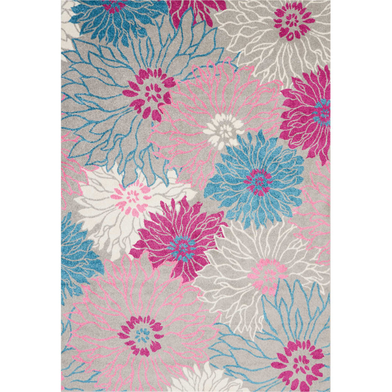 Tapis gris, Rectangle 6 pi 7 po x 9 pi 6 po