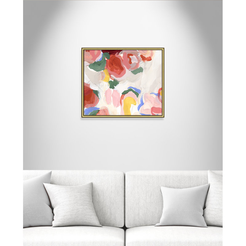 Pastel Flowers I by Isabelle Z, 22.75" H x 26.75" W x 0.88" D