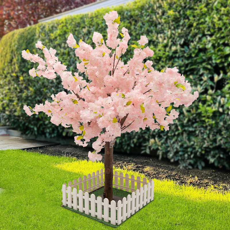 Arbre de cerisier artificiel 59,06 po, Rose clair