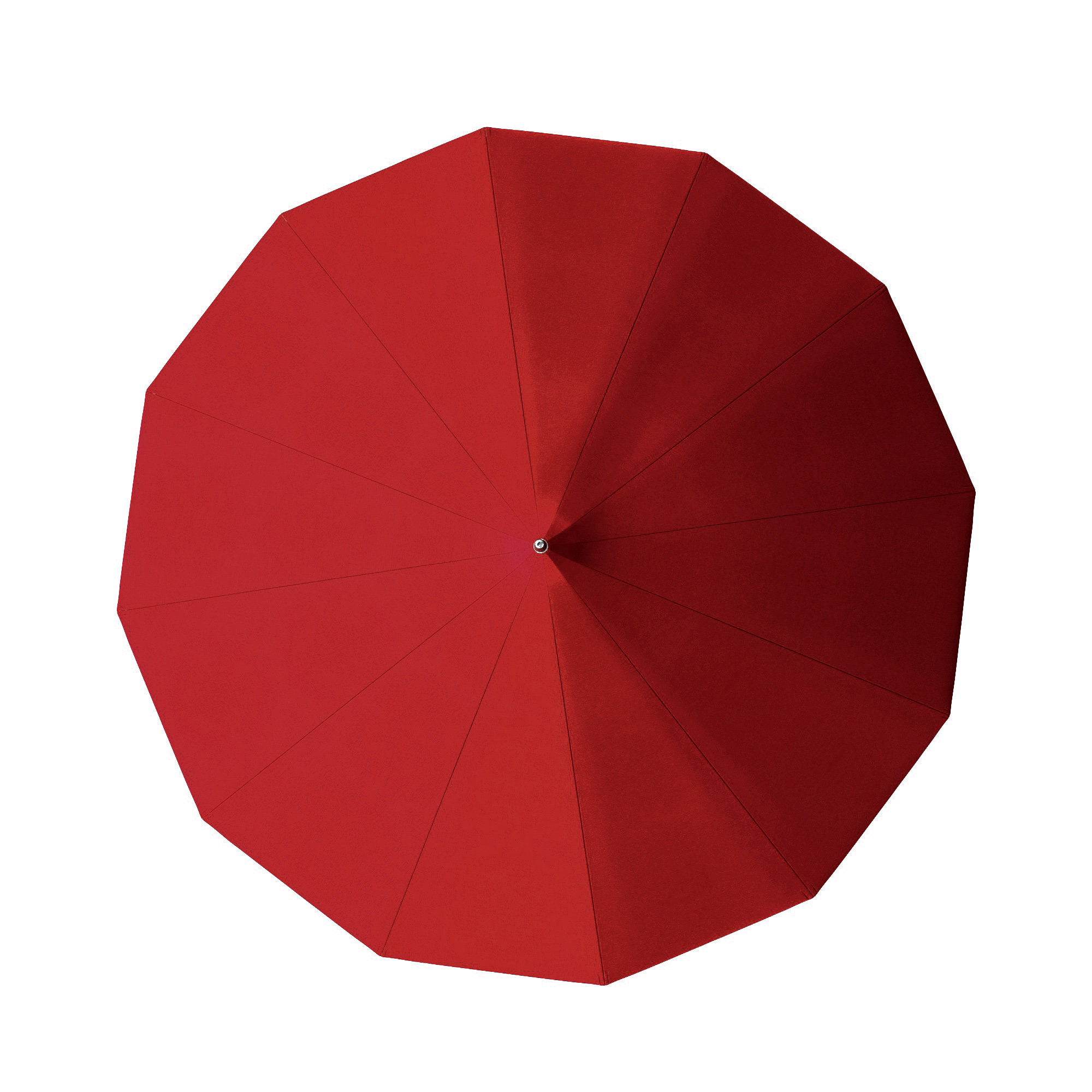 Nikolitsa 8.5' Sunbrella Pagoda Umbrella, Canvas Jockey Red Sunbrella® Canvas