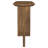 Oval Solid Mango Wood Entryway Console Table