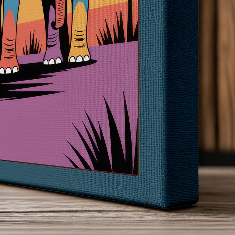 Print, 30x20 - 76.2 x 50.8 cm, Teal Border