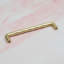 Brushed Brass Textured D-Bar Handles-128949576