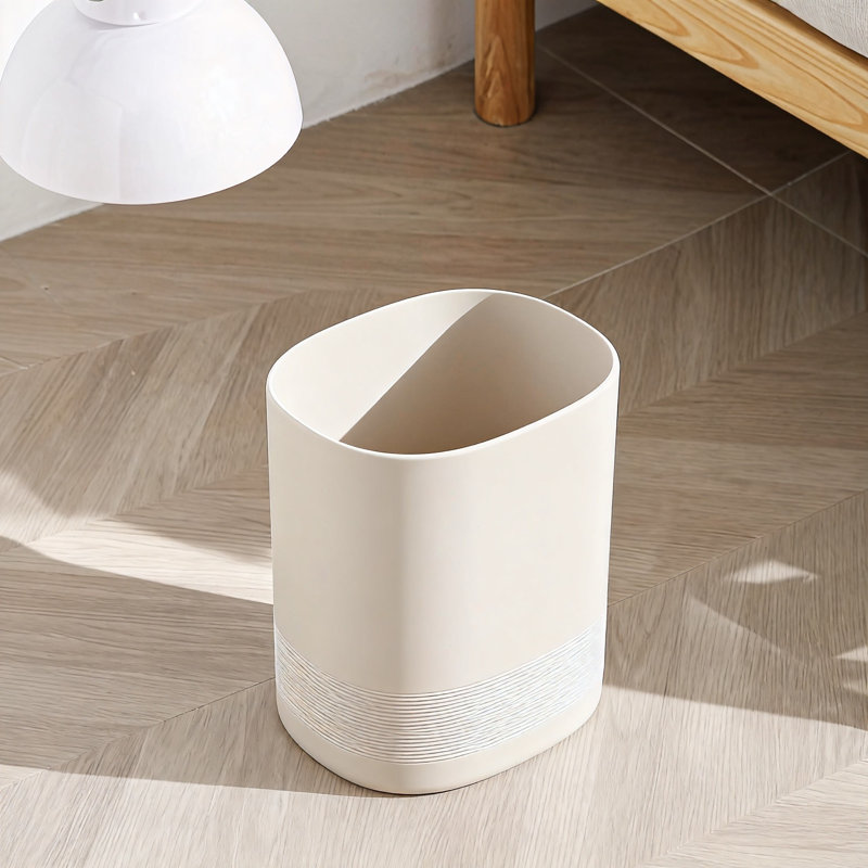 Petite poubelle de salle de bain (beige)