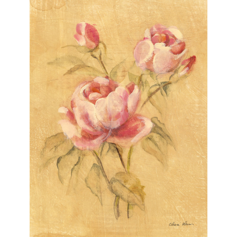Rose II par Cheri Blum, H 16 po x l 12 po