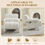 Chaise d'appoint rembourrée avec accoudoirs 28 po Jakeim-2079655755