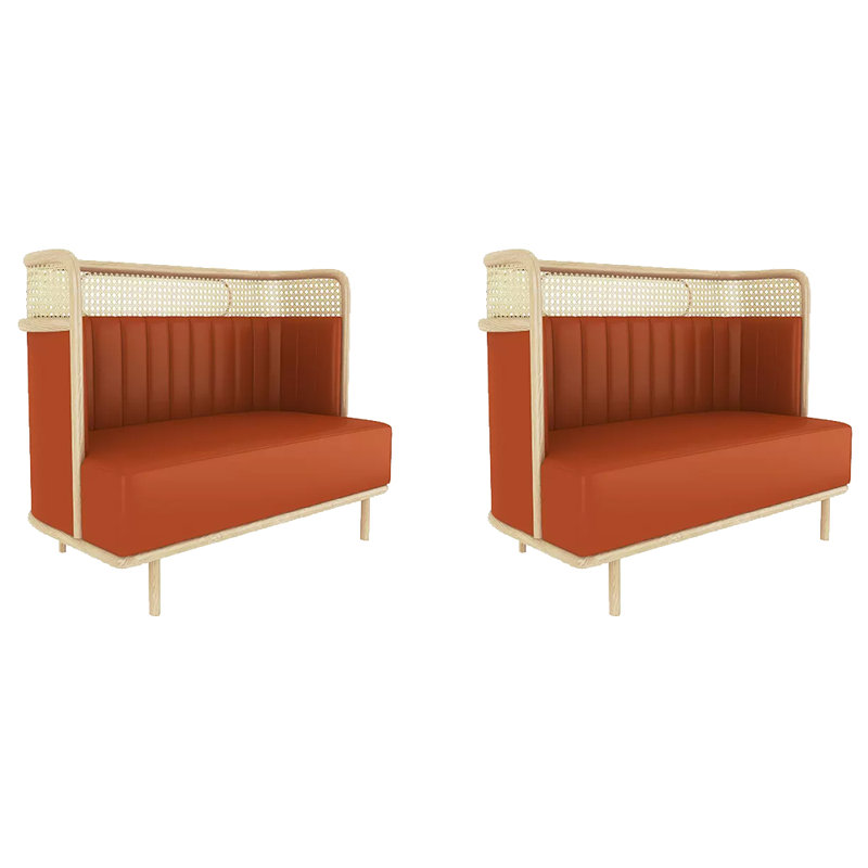 Banc rembourré en similicuir Upscale
