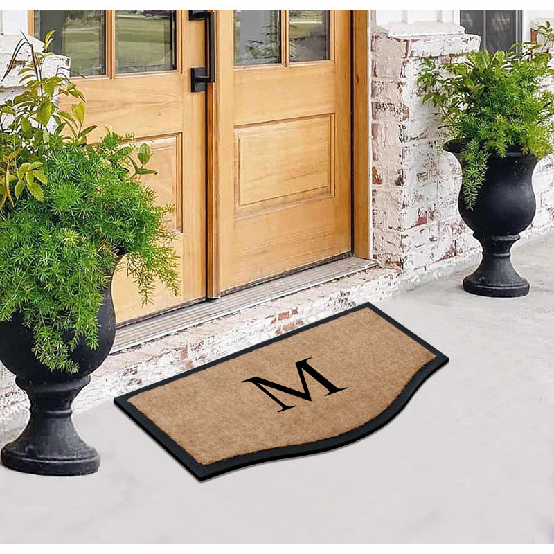 Tapis de porte d'extérieur antidérapant Garfinkel 24 po x 38 po, M