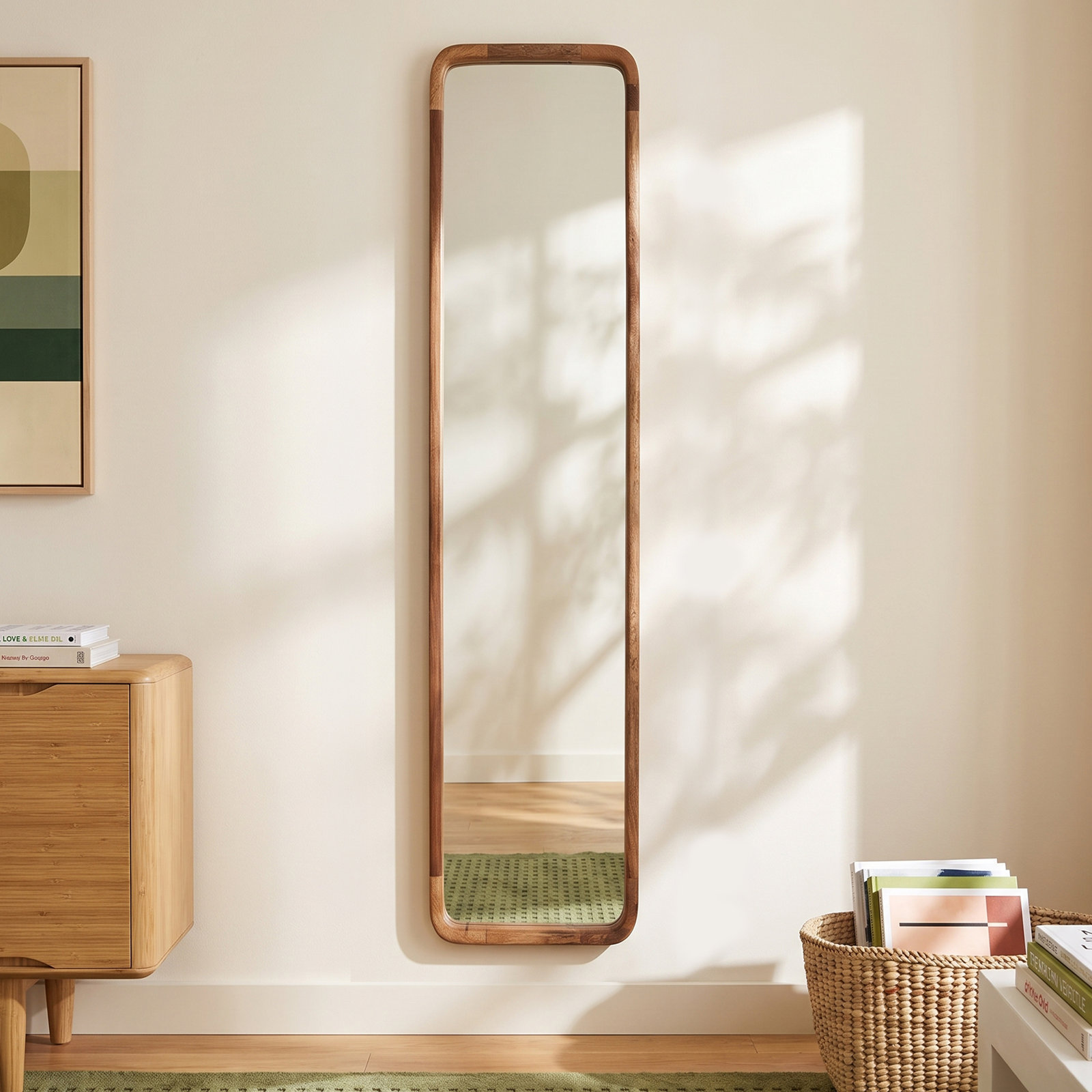 Aundra 16" Accent Mirror, Natural