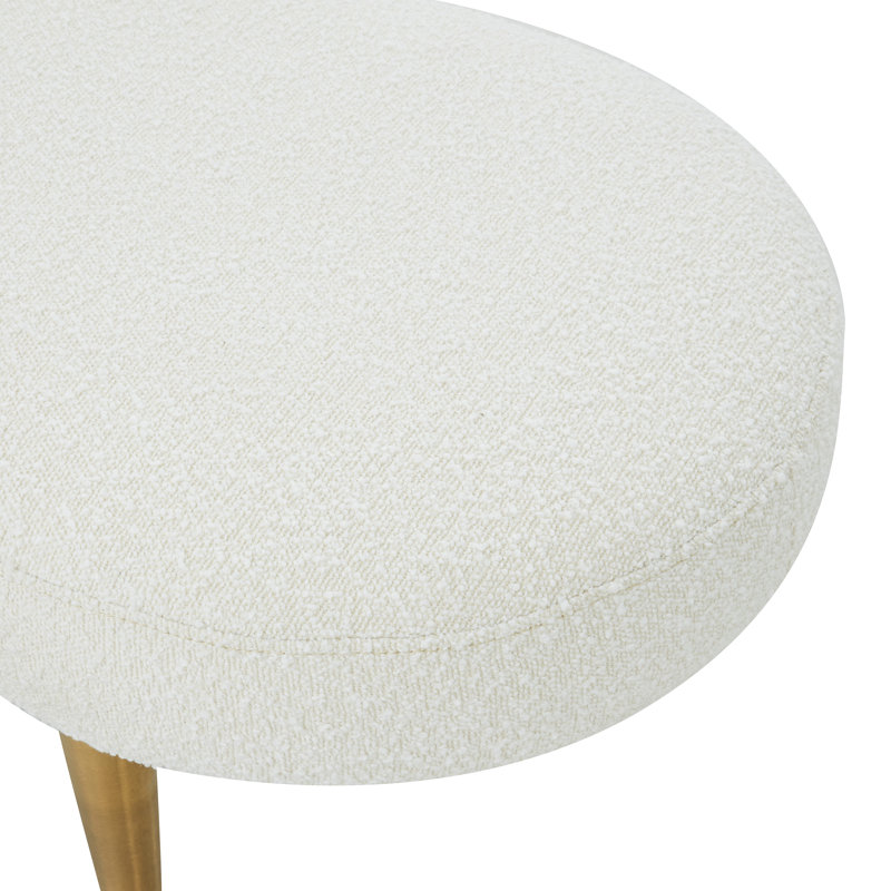 Jalinqua Upholstered Bench, Cream