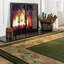 Large Metal Winchester Fireplace Mesh Screen with Doors-2024042075