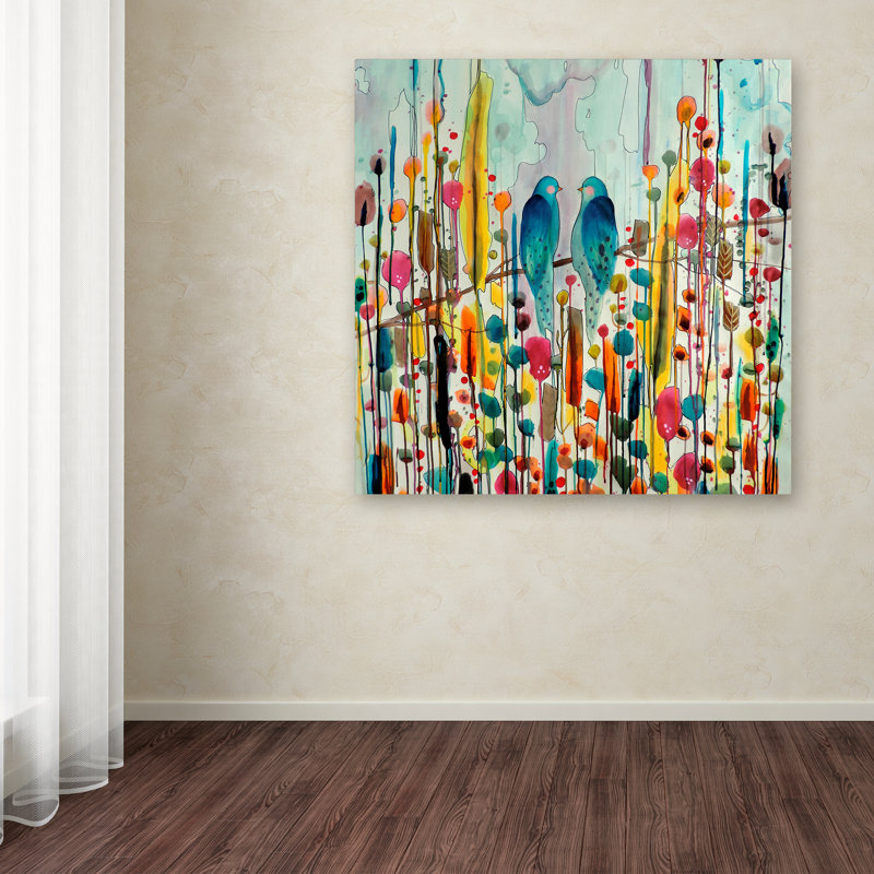 «We», reproduction d'impression sur toile tendue, H 24 po x l 24 po