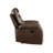 Aashi Brown Leather-GEL Match Recliner Loveseat