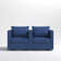 Modern Reception Loveseat With Built-In Cupholder Comfortable And Stylish