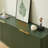 Modern Wavy Sideboard With Curved Contour, 4-Door Storage Cabinet-601154933