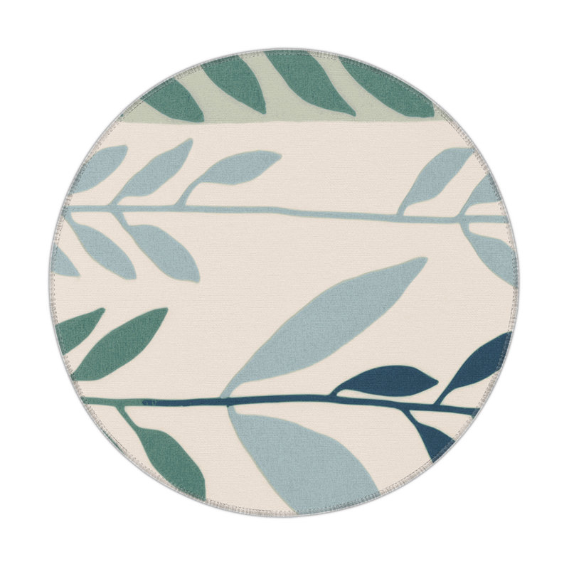 Woodland Reflection Indoor And Outdoor Area Rug, Rectangle 2' x 3'