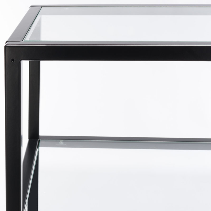Étagère à livres en fer H 72 "x l 32" Roniel, Noir mat
