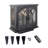 3D Flame Electric Infrared Quartz Fireplace Stove with Remote Control, Realistic Flame and Heating for Cozy Home Ambiance