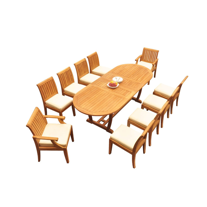 Ensemble de salle à manger Savion, H 30,5 po x L 94 po x l 40 po, 10