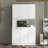 Tall Wardrobe & Kitchen Cabinet, With 6-Doors, 1-Open Shelves And 1-Drawer For Bedroom-1795034116