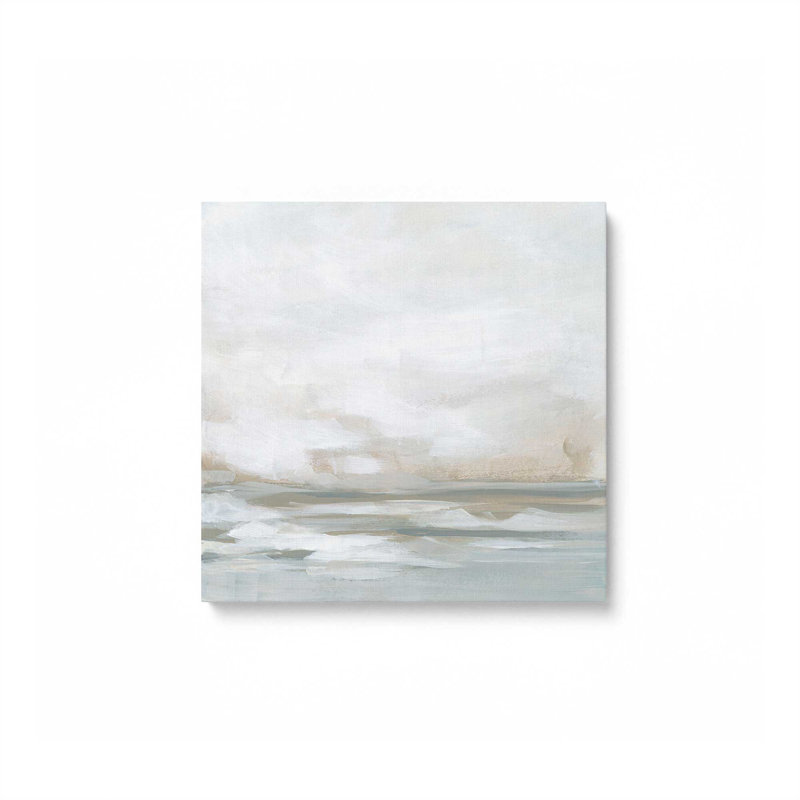«Winter Seascape Serenity II», reproduction sur toile, H 24 po x l 24 po x P 1,25 po, Toile tendue, 1
