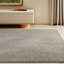 Tapis argenté fait à la main Elle-1075433896