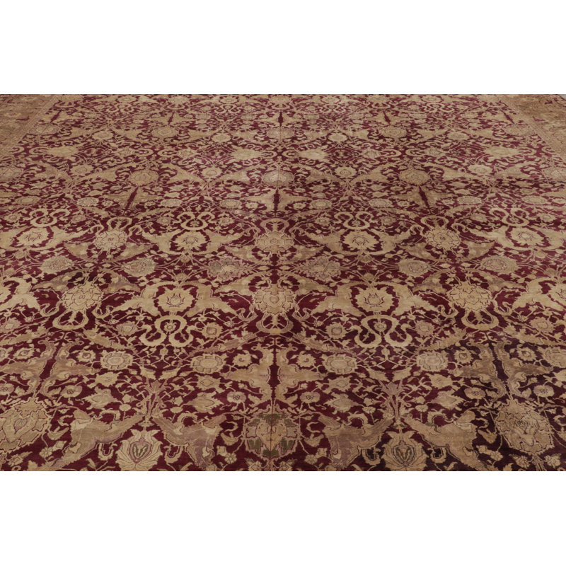 Antique One-of-a-Kind 21' X 27' Hand Knotted Area Rug