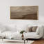 «Calm Coastal Shoreline Cloudy Moody Seascape», reproduction d'art sur toile encadrée dans la chambre principale-484871247-484871287