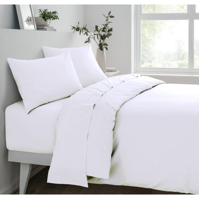 Deluxe Fitted Sheet - White