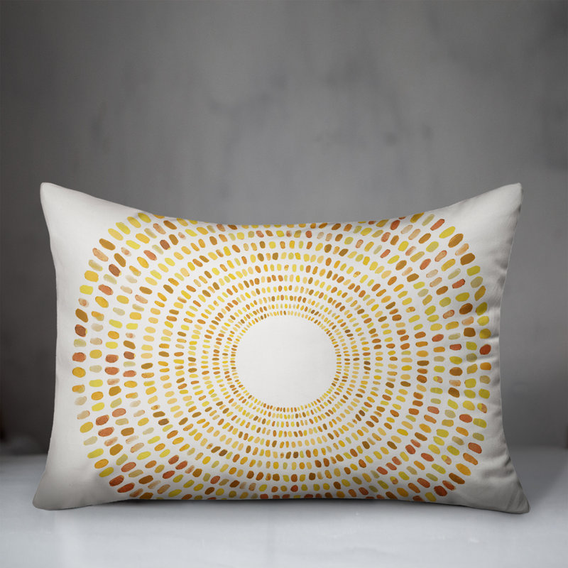 Outdoor Rectangular Pillow Cover & Insert, Yellow