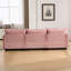 Canapé modulaire surdimensionné de 102 pouces à 4 places avec repose-pieds mobile, canapé convertible en L en velours côtelé pour le salon et le bureau-1764904780