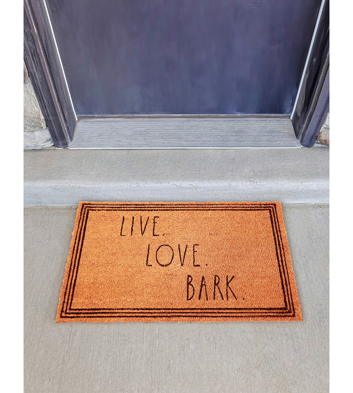 Dayleon Non-Slip No Pattern Doormat, Brown