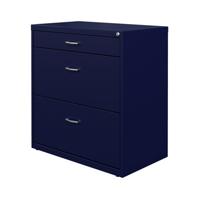 Clete 30'' Wide 3 -Drawer Steel File Cabinet