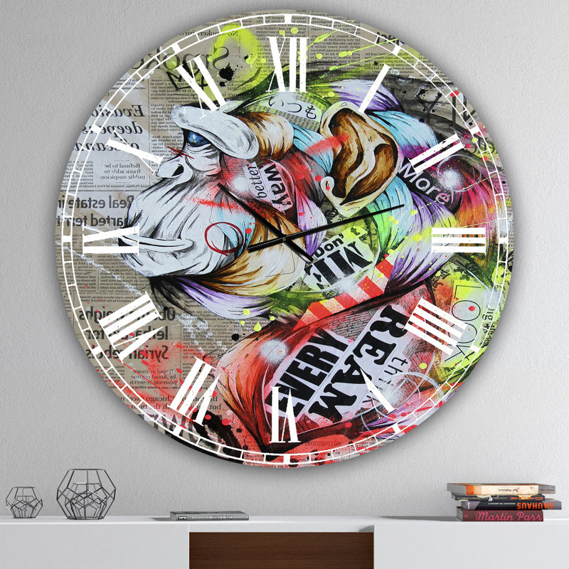 Horloge murale moderne surdimensionnée Visionary 2, Moyen