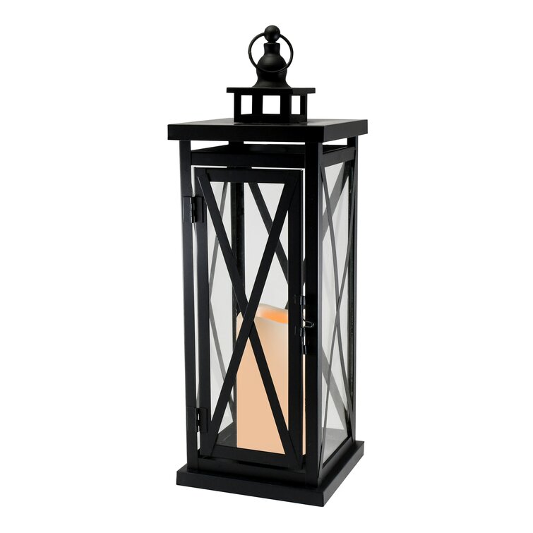 https://assets.wfcdn.com/im/34373950/resize-h755-w755%5Ecompr-r85/1558/155828233/Black+Crisscross+Metal+Lantern+with+Battery+Operated+Candle.jpg