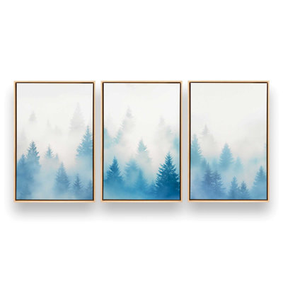 Frozen Echoes, ensemble de 3 toiles tendues