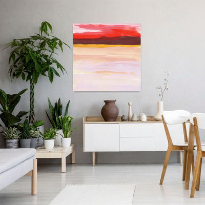Contemporary Art Abstract Contemporary Landscape Sunset Wall Art