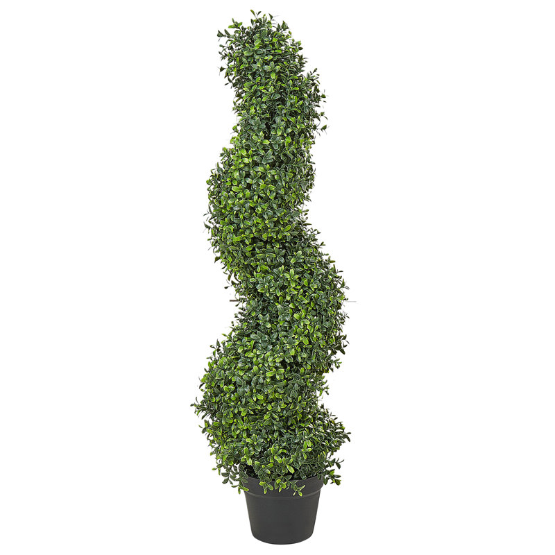 Faux Tree in Plastic / Acrylic Planter, 98cm H x 30cm W x 30cm D