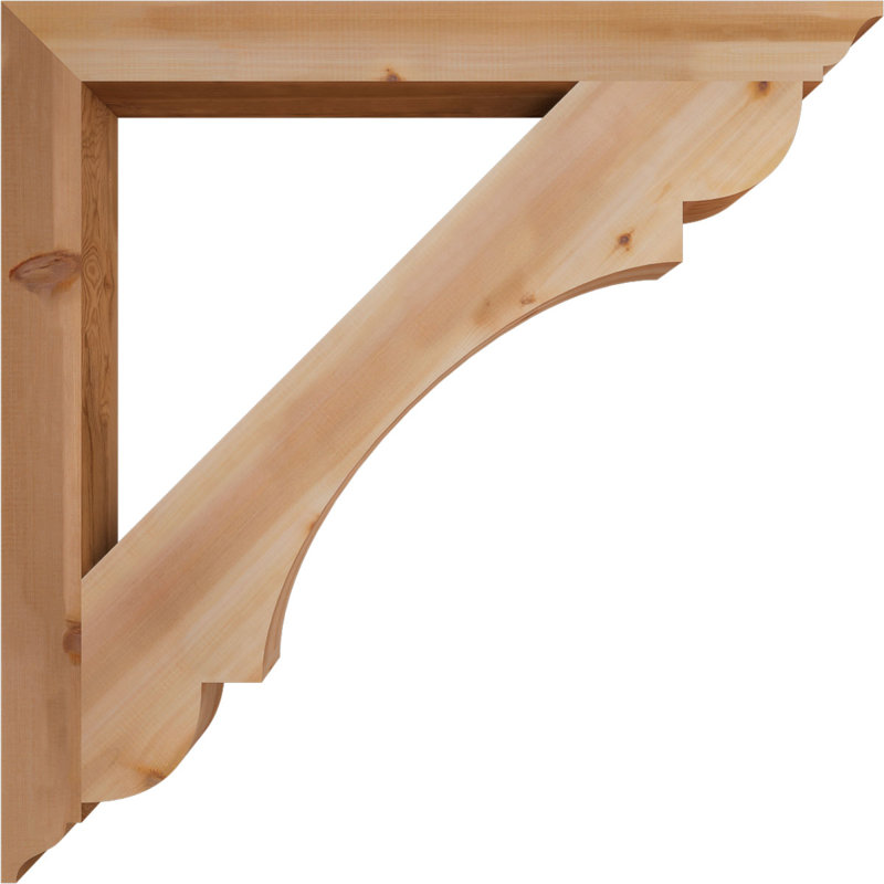 Support olympique traditionnel, H 44 po x l 3,5 po x P 44 po, Cèdre rouge de l'Ouest (lisse)