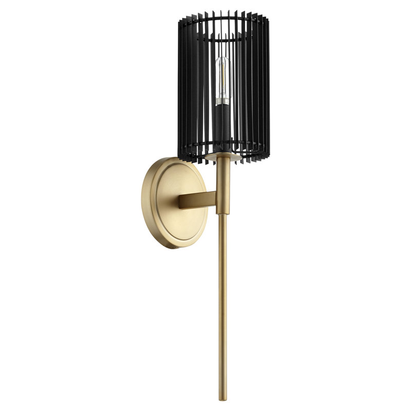 Aeiden Armed Sconce, Aged Brass