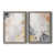 Toile avec cadre gris
