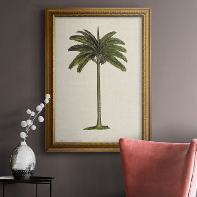 UA CH British Palms IV " UA CH British Palms IV Premium Framed Canvas- Ready To Hang "