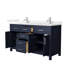Beckett 60" Freestanding Double Bathroom Vanity with Quartz Top-1942309806-1942309805-1942309810